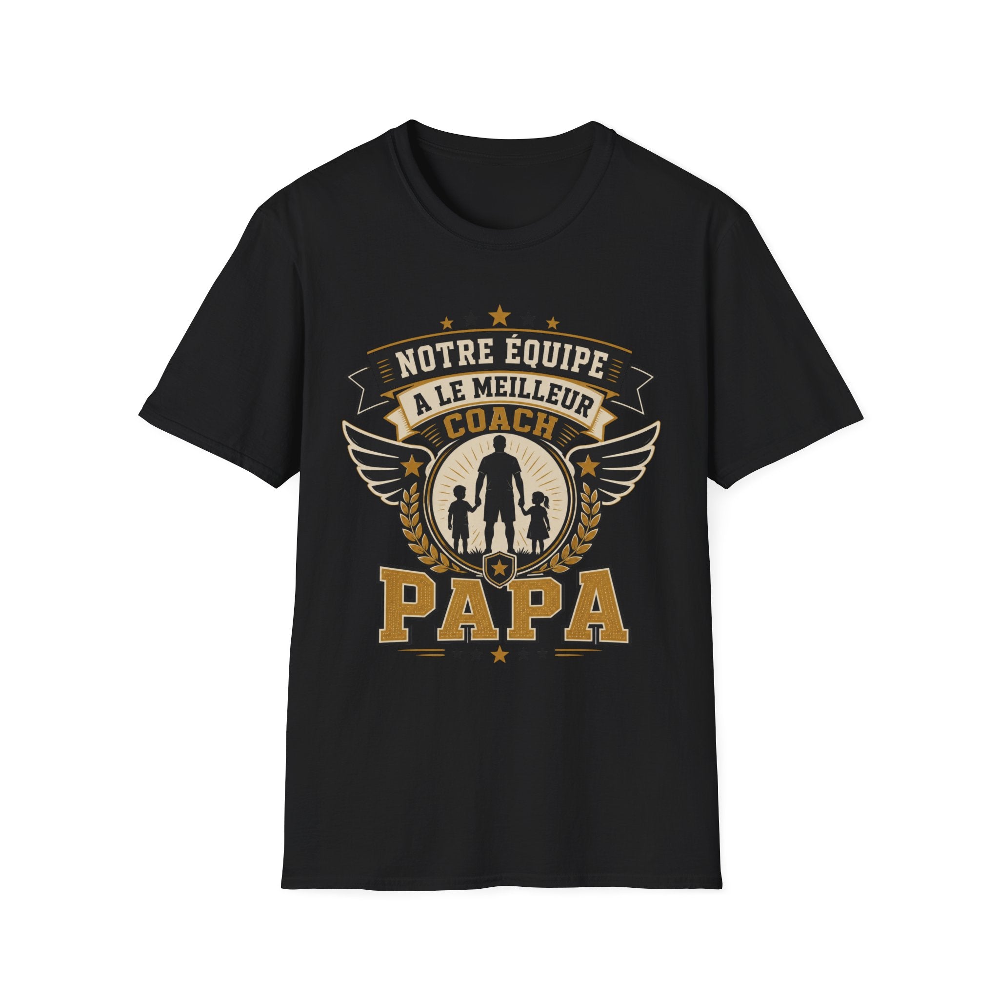 T-Shirt Papa Meilleur Coach
