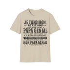 T-Shirt Papa Génial Né En Juin