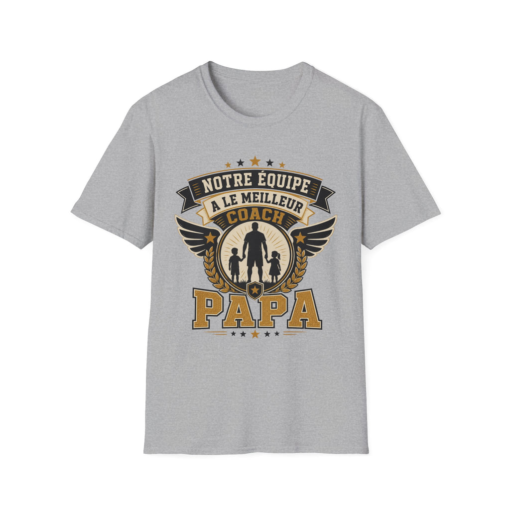 T-Shirt Papa Meilleur Coach