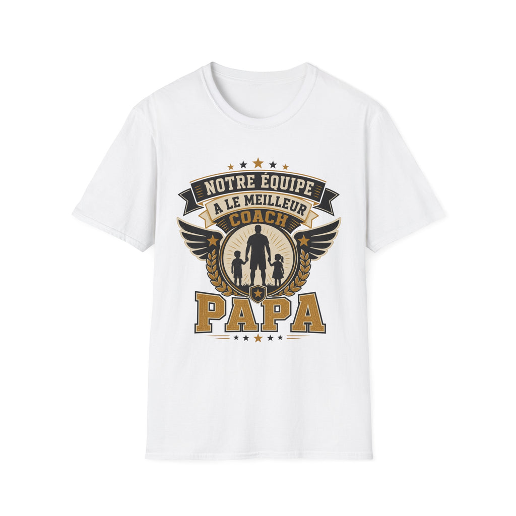 T-Shirt Papa Meilleur Coach