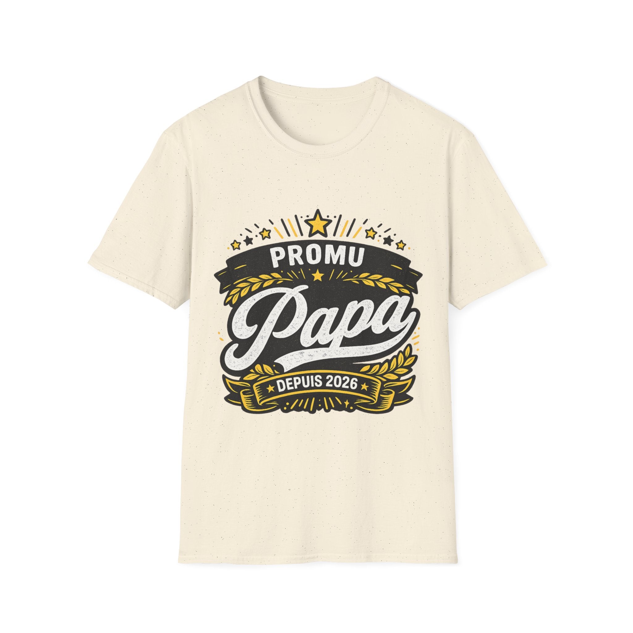 T-Shirt Promu Papa Depuis 2026