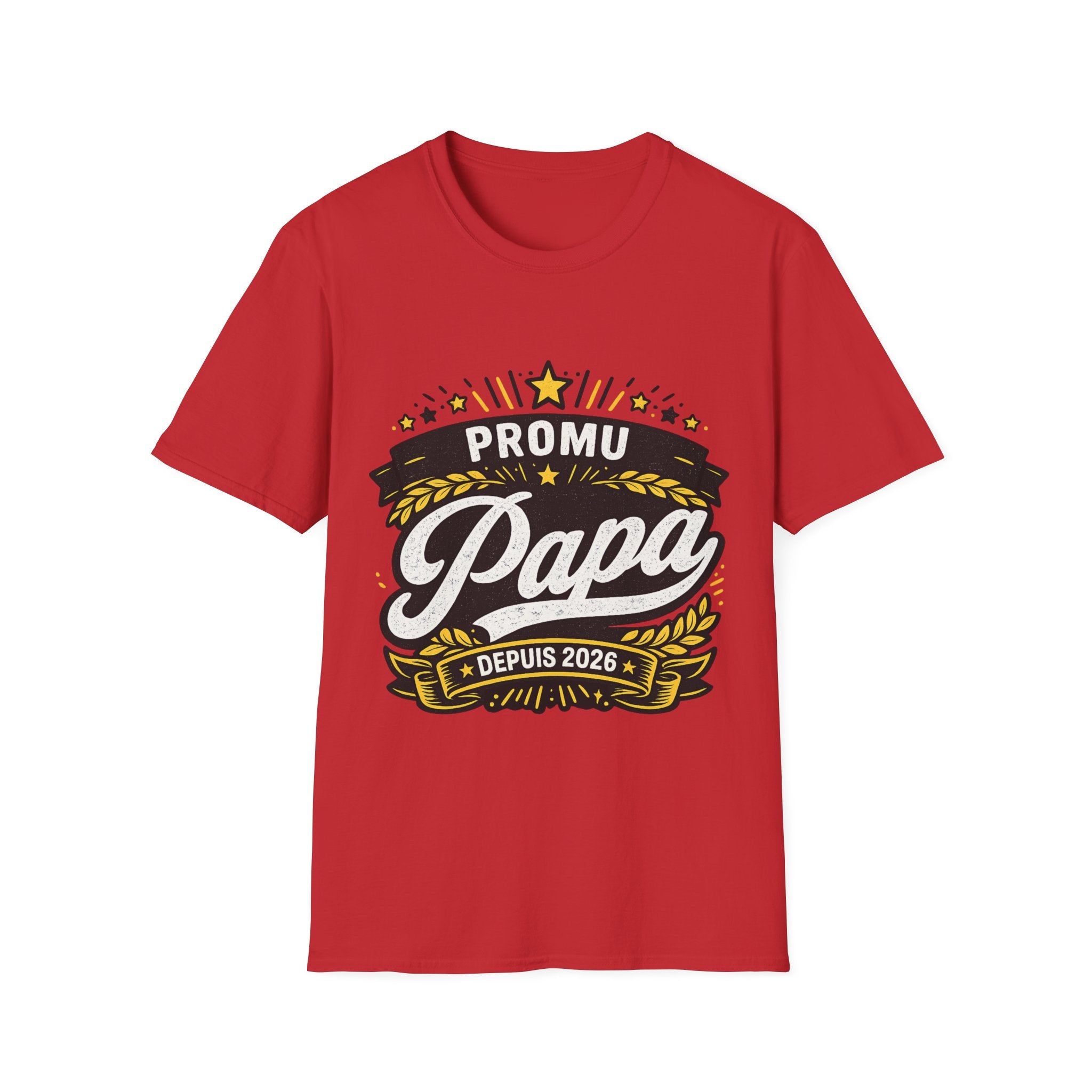 T-Shirt Promu Papa Depuis 2026