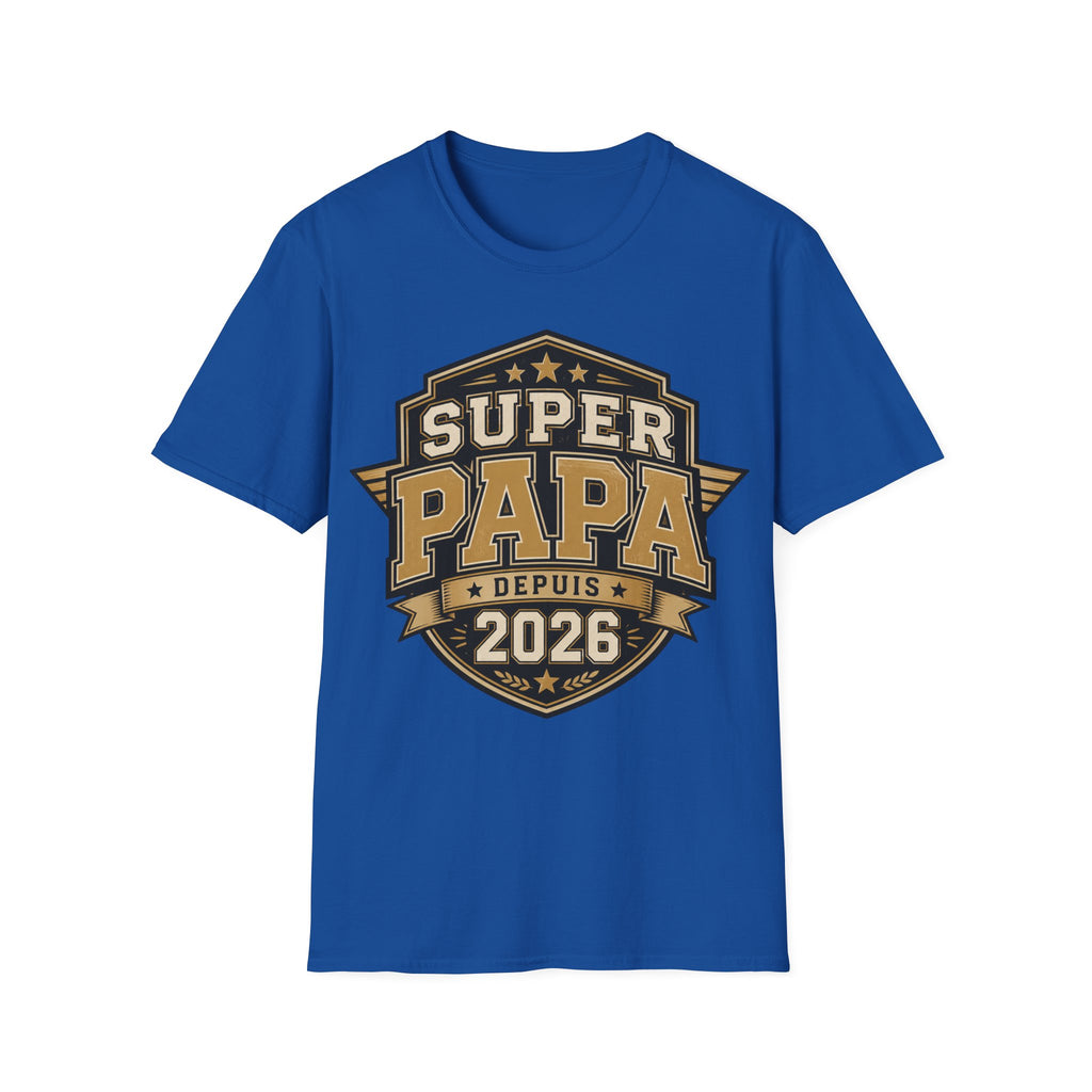 T-Shirt Super Papa Depuis 2026