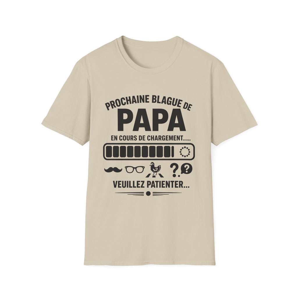 T-Shirt Blague Papa Chargement