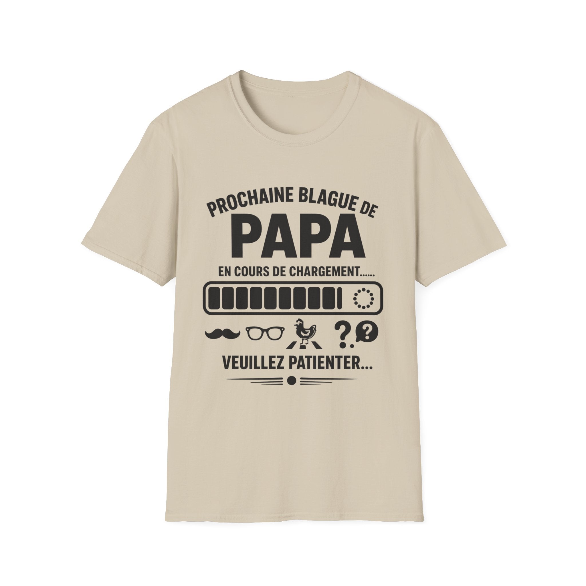 T-Shirt Blague Papa Chargement