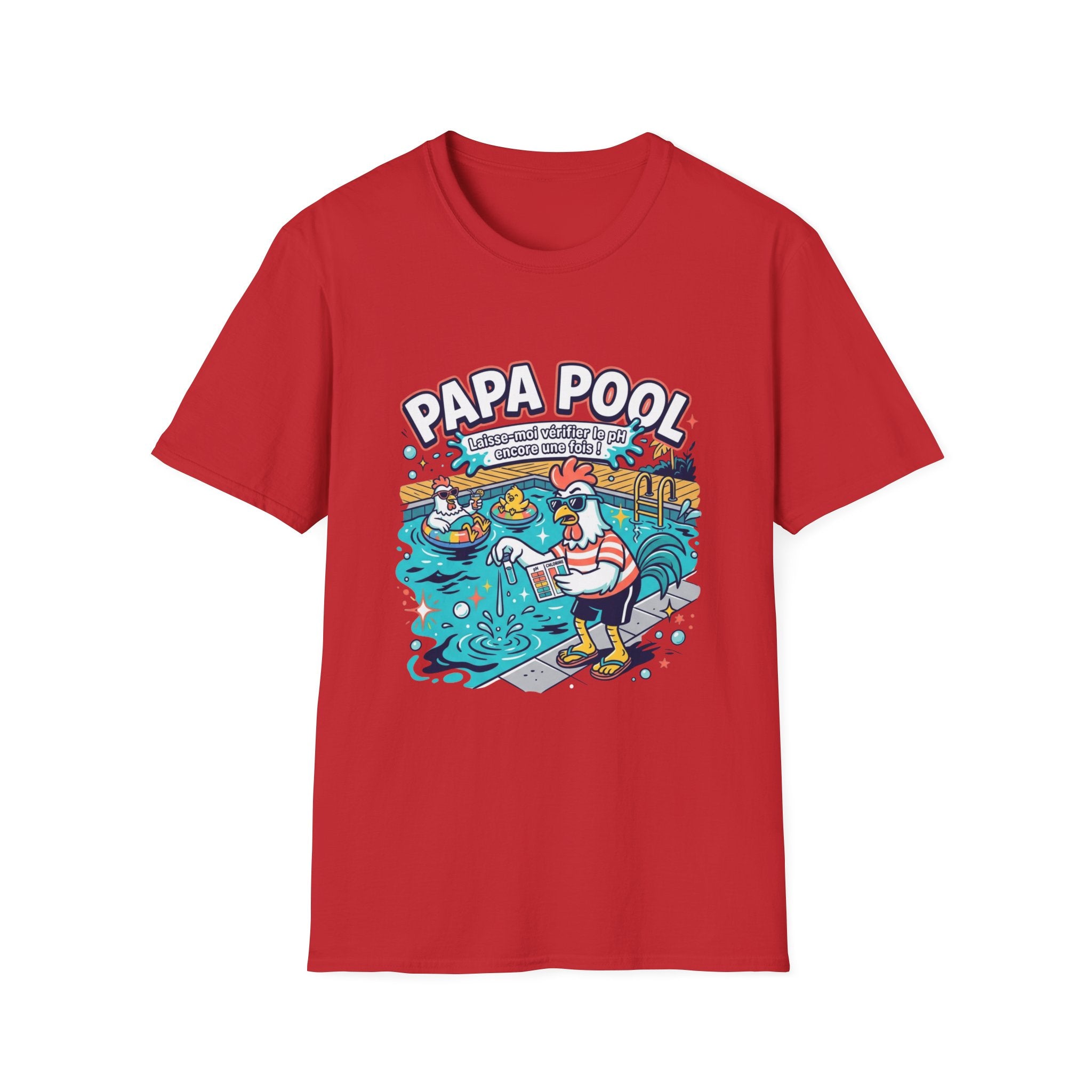 T-Shirt Papa Pool 1