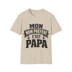 T-Shirt Mon Nom Préféré C'est Papa