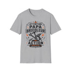T-Shirt Attention Papa Bricoleur En Action