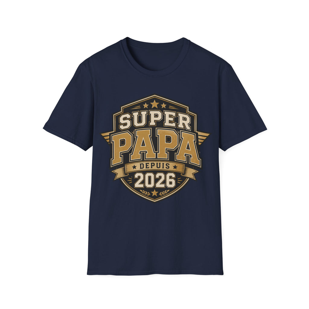 T-Shirt Super Papa Depuis 2026