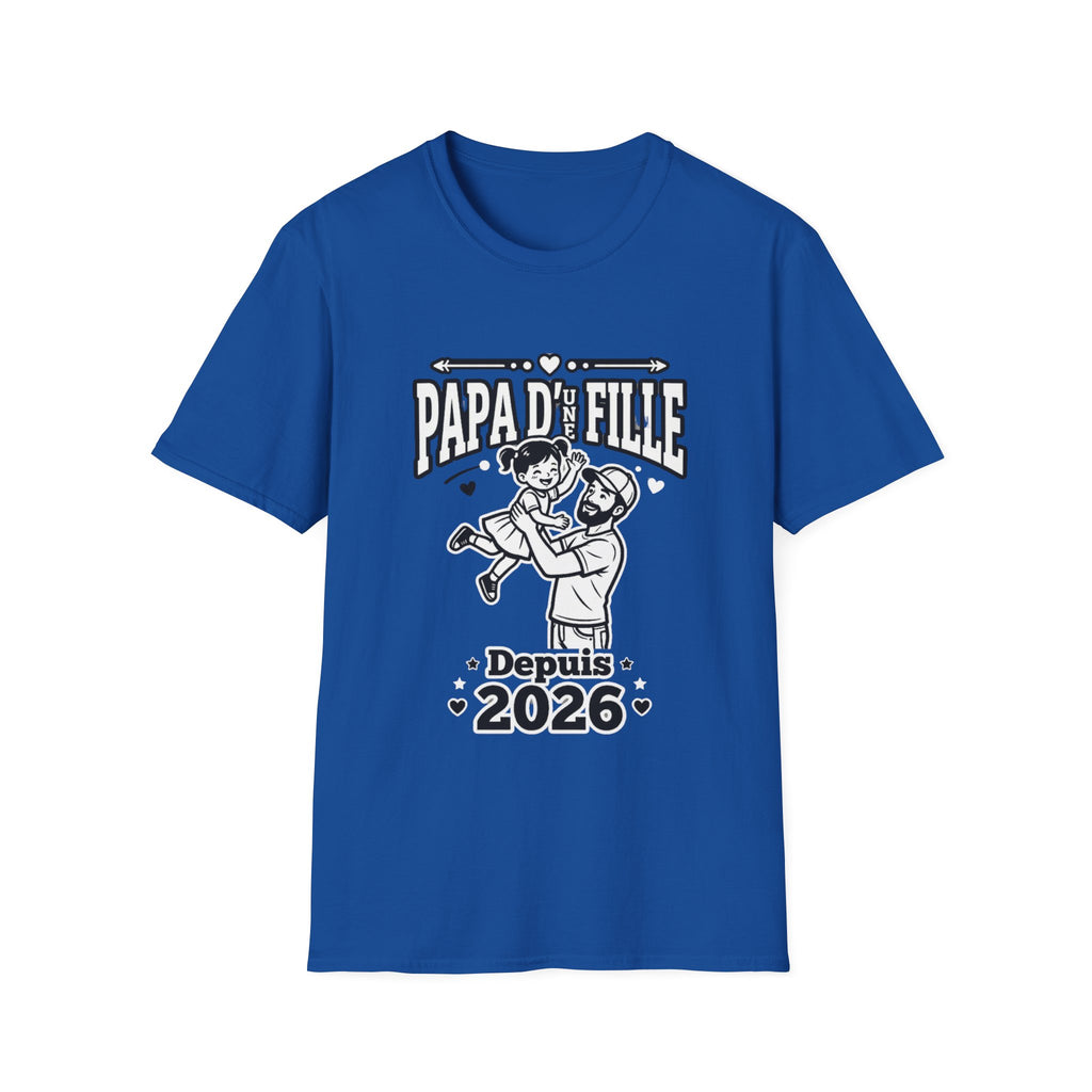 T-Shirt Papa D'une Fille
