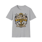 T-Shirt Papa Chef De Chantier A Domicile