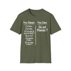 T-Shirt Comparaison Maman Papa