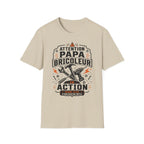 T-Shirt Attention Papa Bricoleur En Action