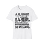 T-Shirt Papa Génial Né En Juillet