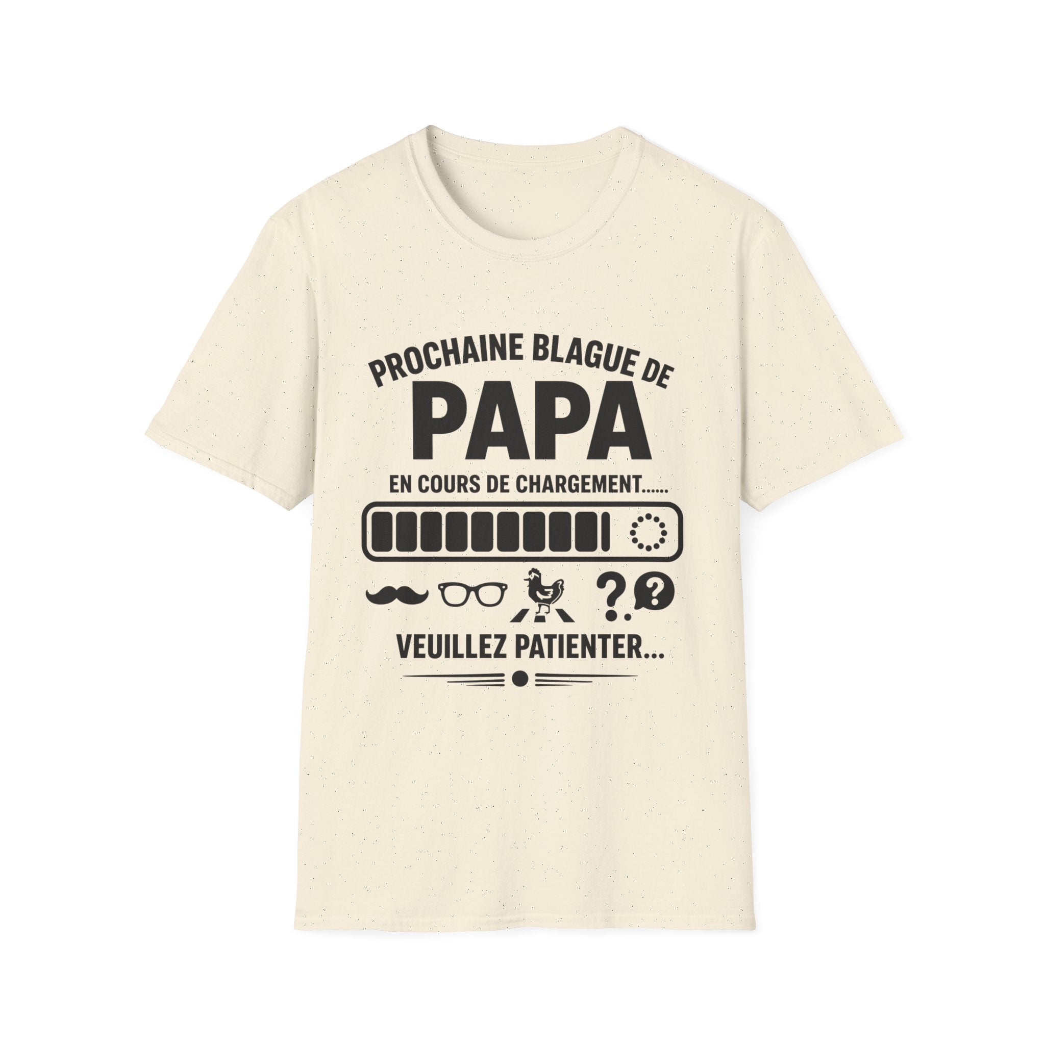 T-Shirt Blague Papa Chargement