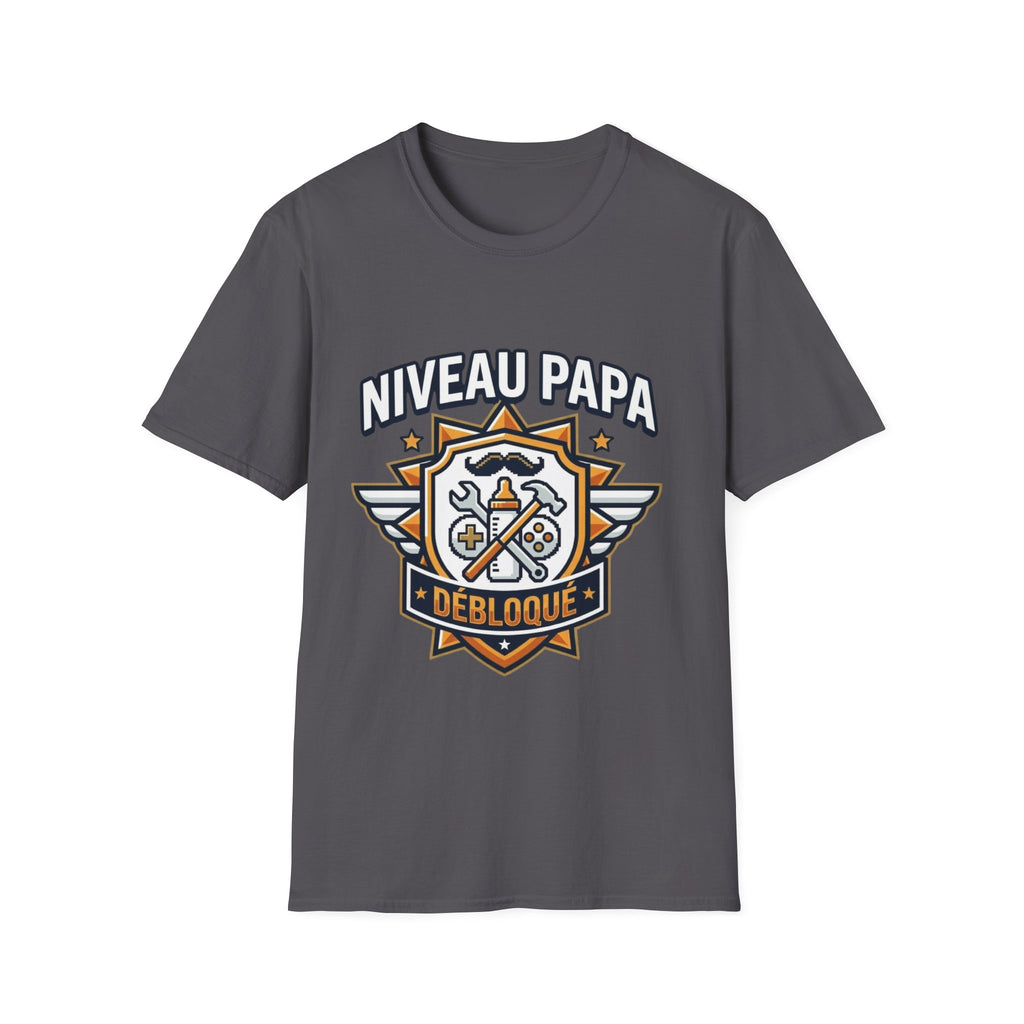 T-Shirt Niveau Papa Débloqué