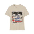 T-Shirt Papa Energie Faible Amour Max