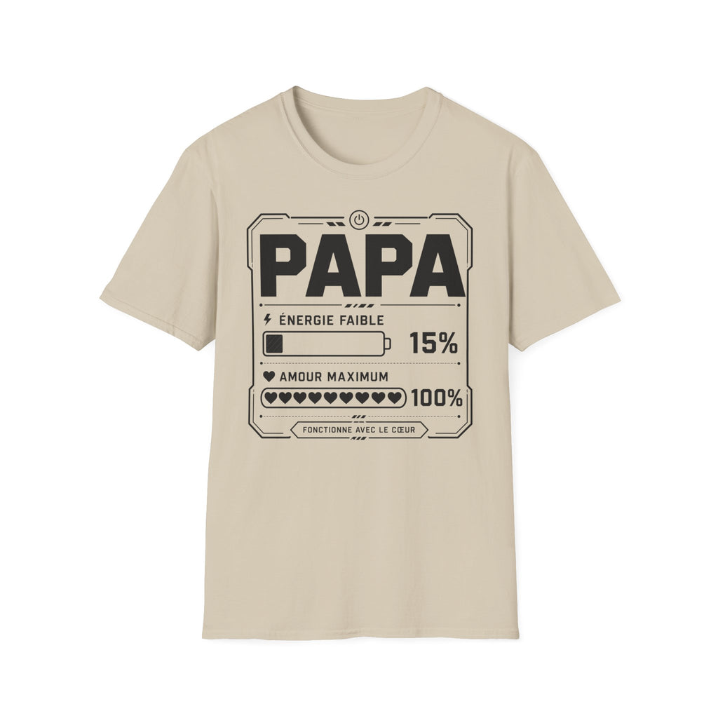 T-Shirt Papa Energie Faible