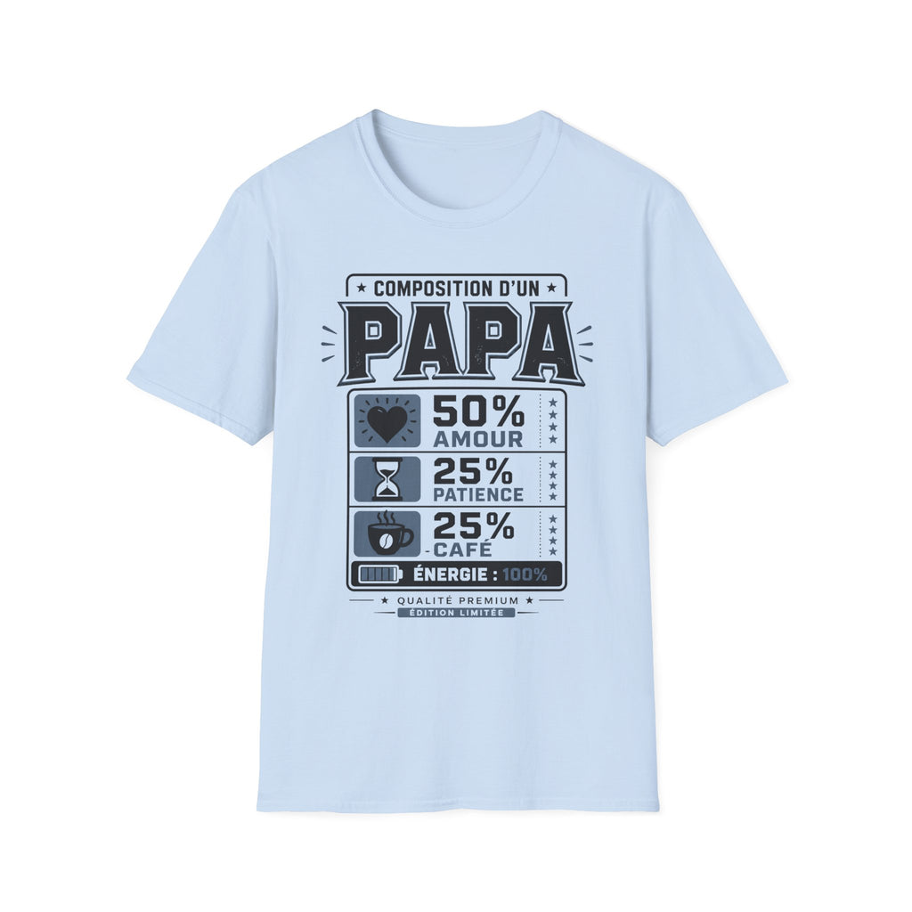 T-Shirt Composition d'un Papa