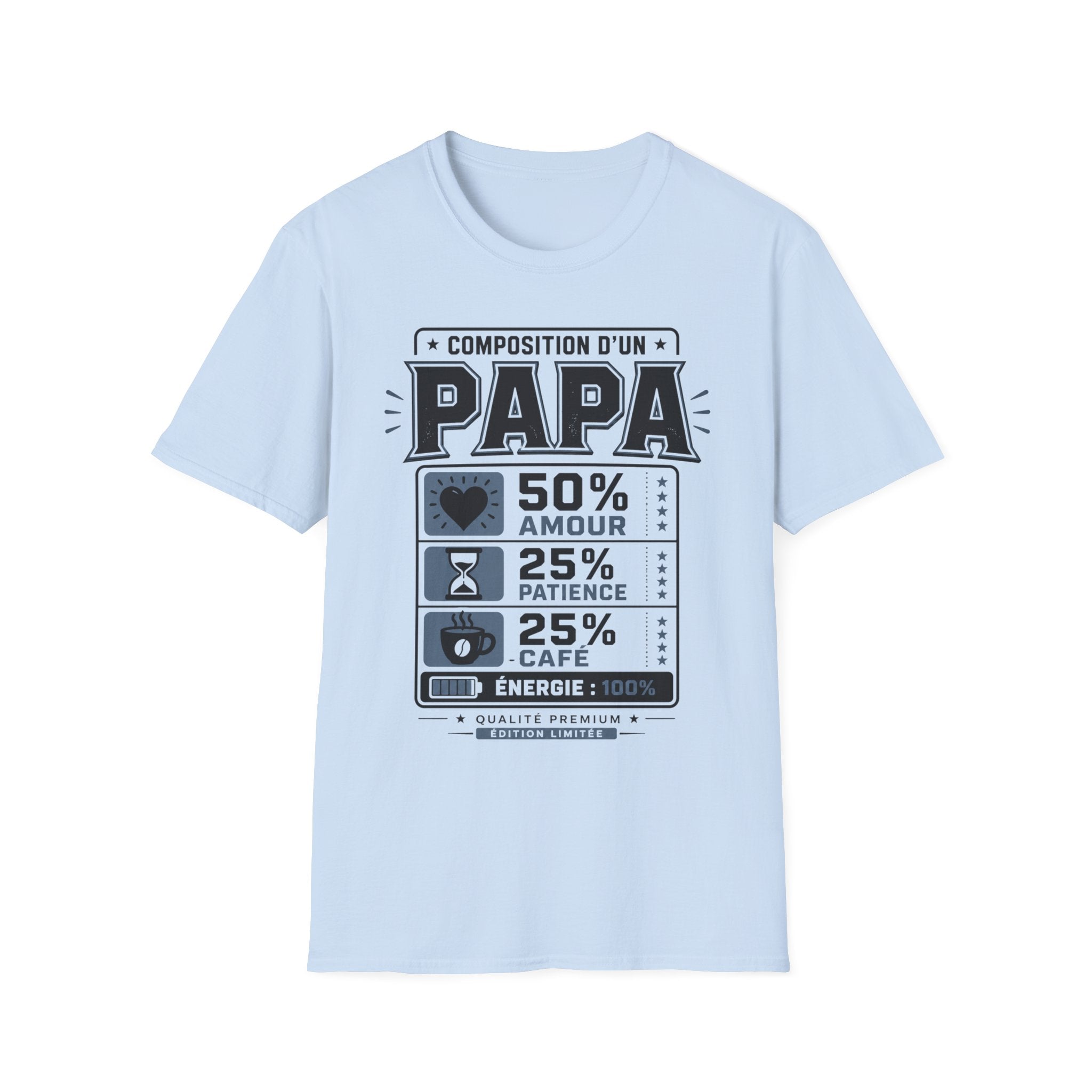 T-Shirt Composition d'un Papa