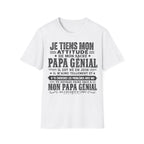 T-Shirt Papa Génial Né En Juin