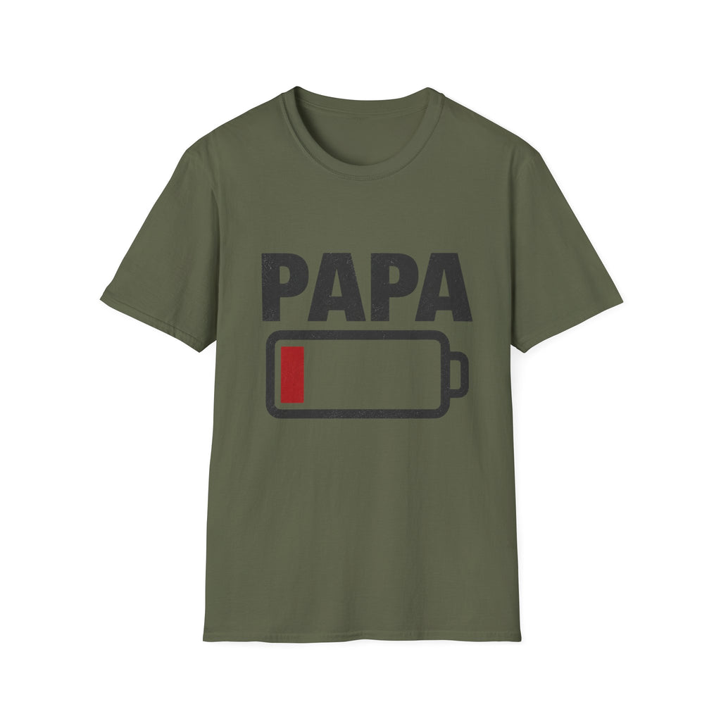 T-Shirt Papa Batterie Faible