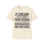 T-Shirt Papa Génial Né En Juillet