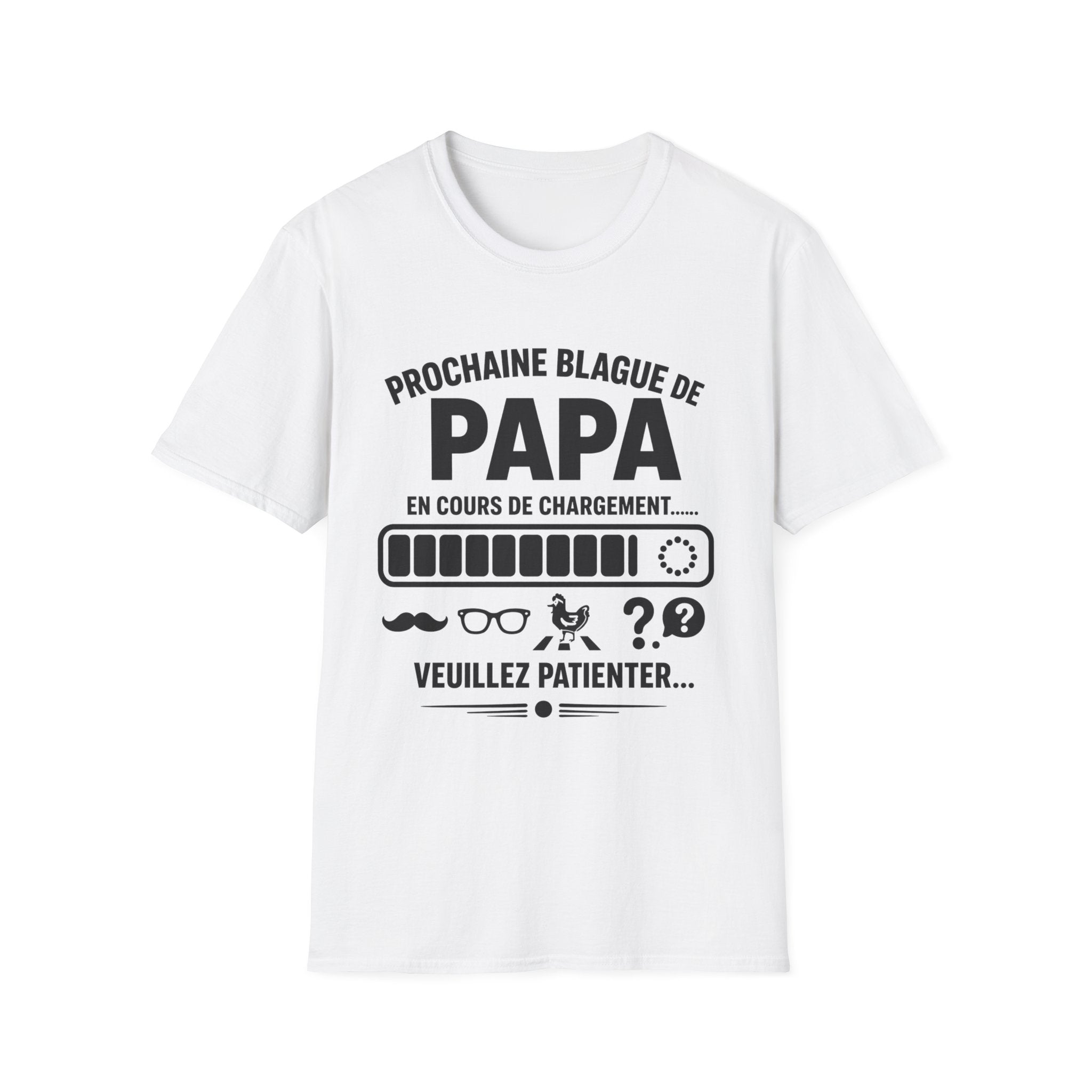 T-Shirt Blague Papa Chargement