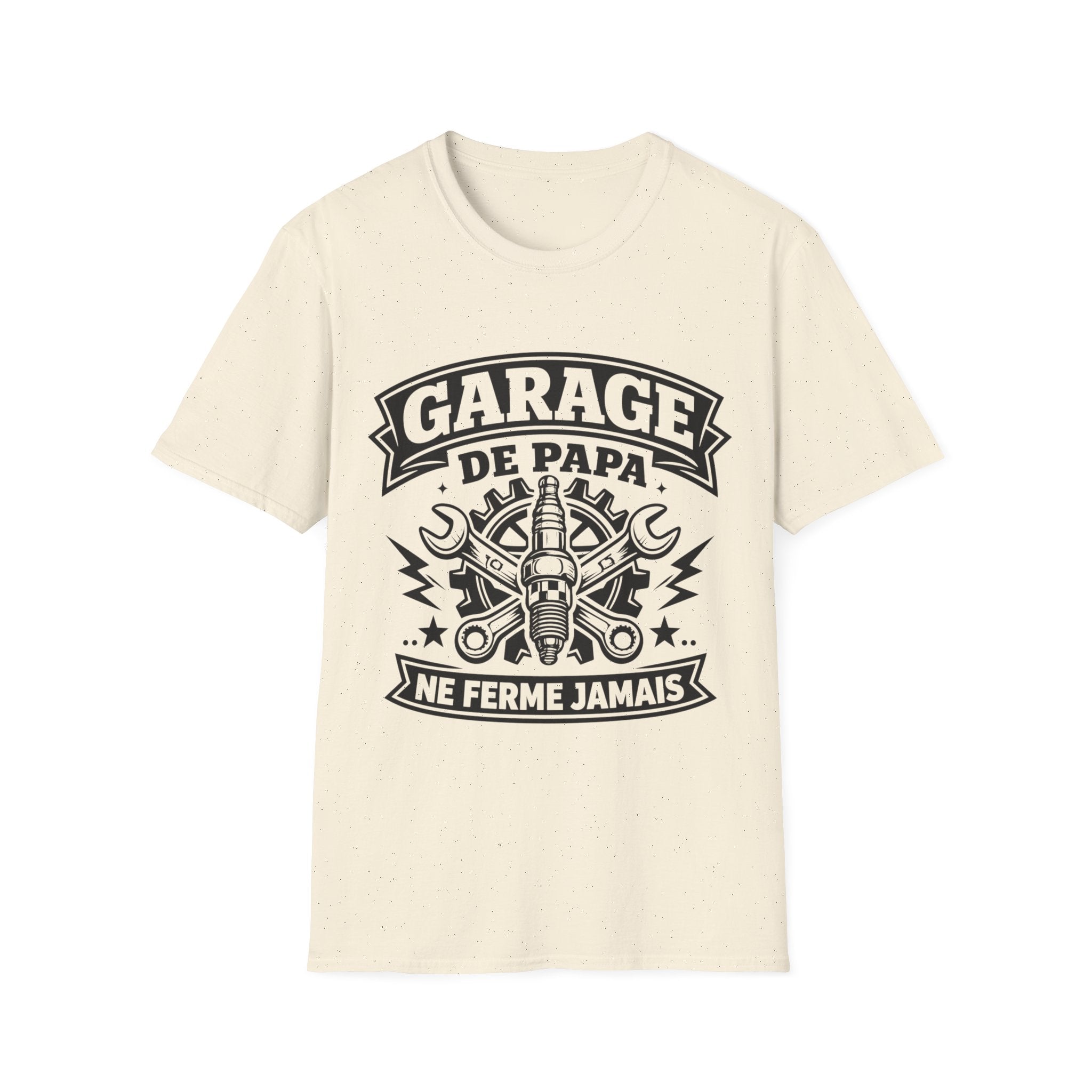 T-Shirt Garage De Papa Ne Ferme Jamais