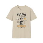 T-Shirt Papa Fatigué Mais Heureux