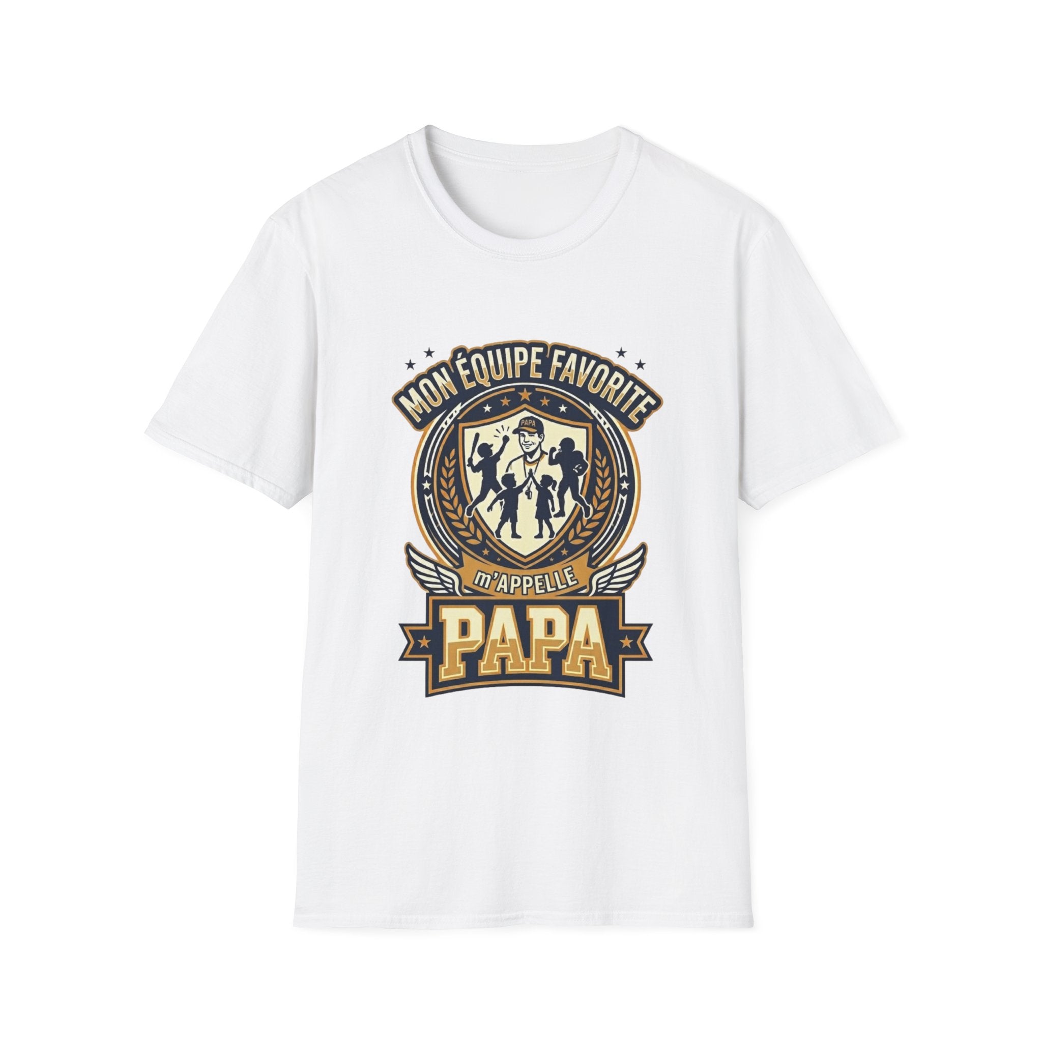 T-Shirt Mon Equipe Favorite M'appelle Papa