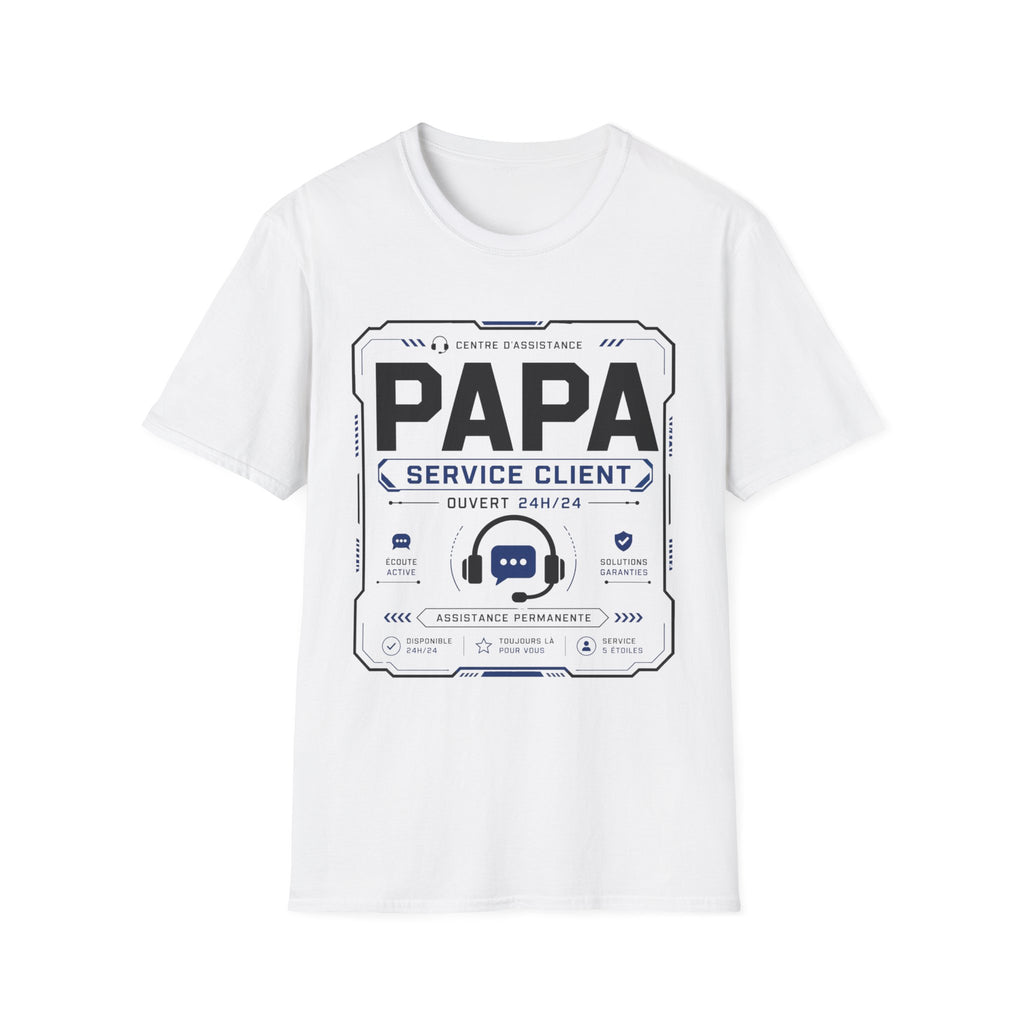 T-Shirt Papa Service Client