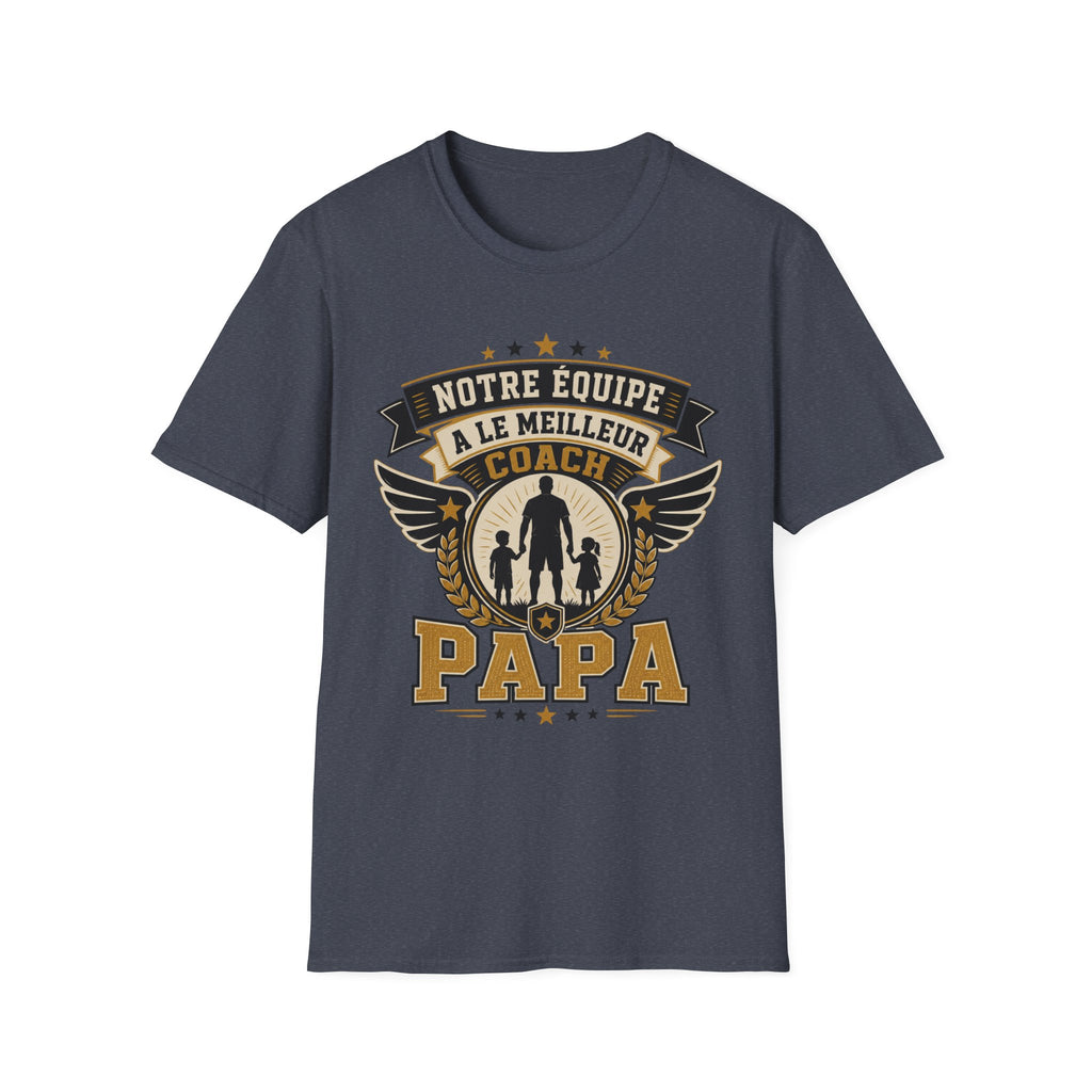 T-Shirt Papa Meilleur Coach