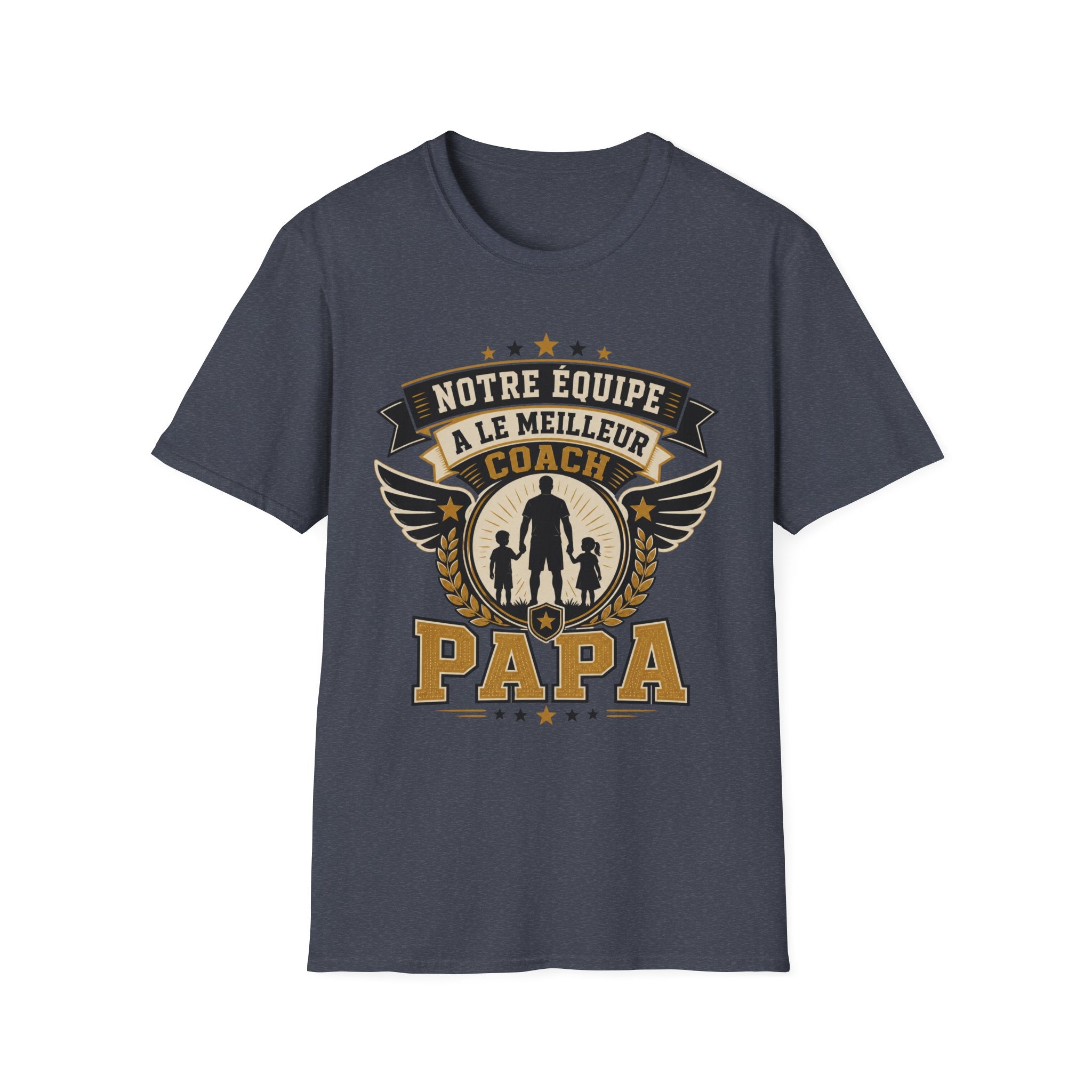 T-Shirt Papa Meilleur Coach