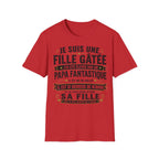 T-Shirt Papa Fantastique Né En Juillet