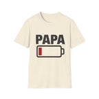 T-Shirt Papa Batterie Faible