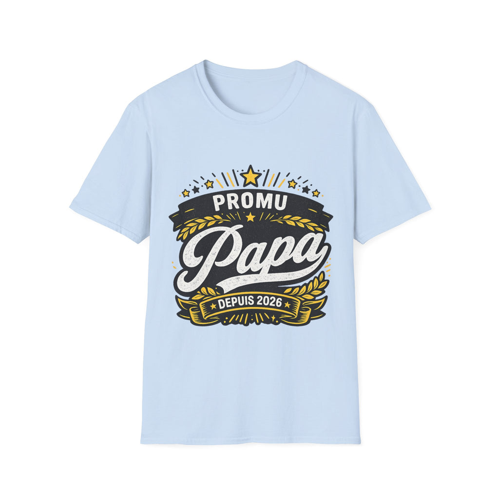 T-Shirt Promu Papa Depuis 2026