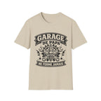 T-Shirt Garage De Papa Ne Ferme Jamais