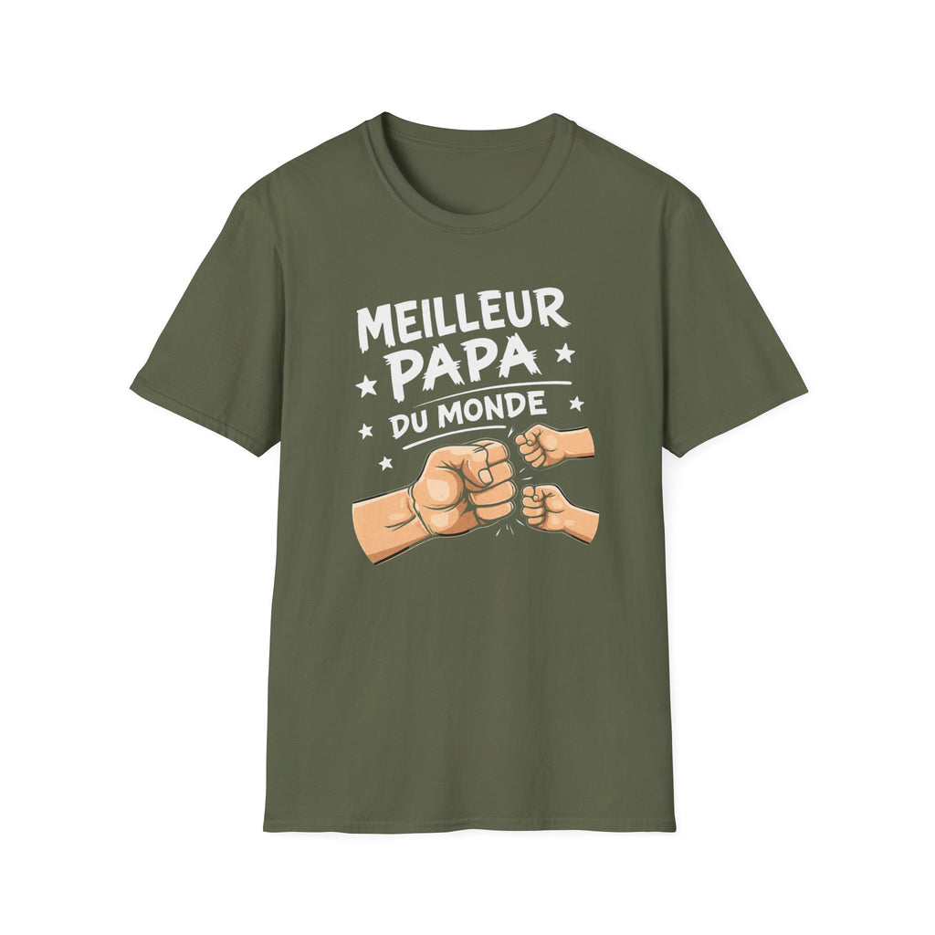 T-Shirt Meilleur Papa Du Monde