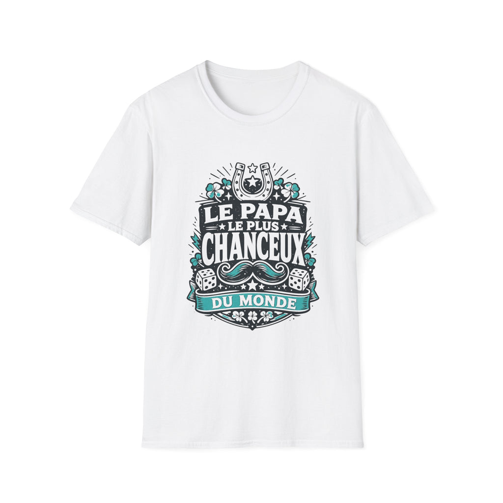 T-Shirt Le Papa Le Plus Chanceux