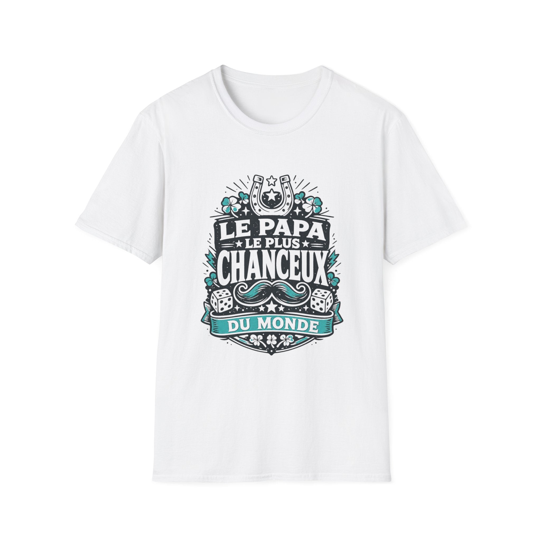 T-Shirt Le Papa Le Plus Chanceux
