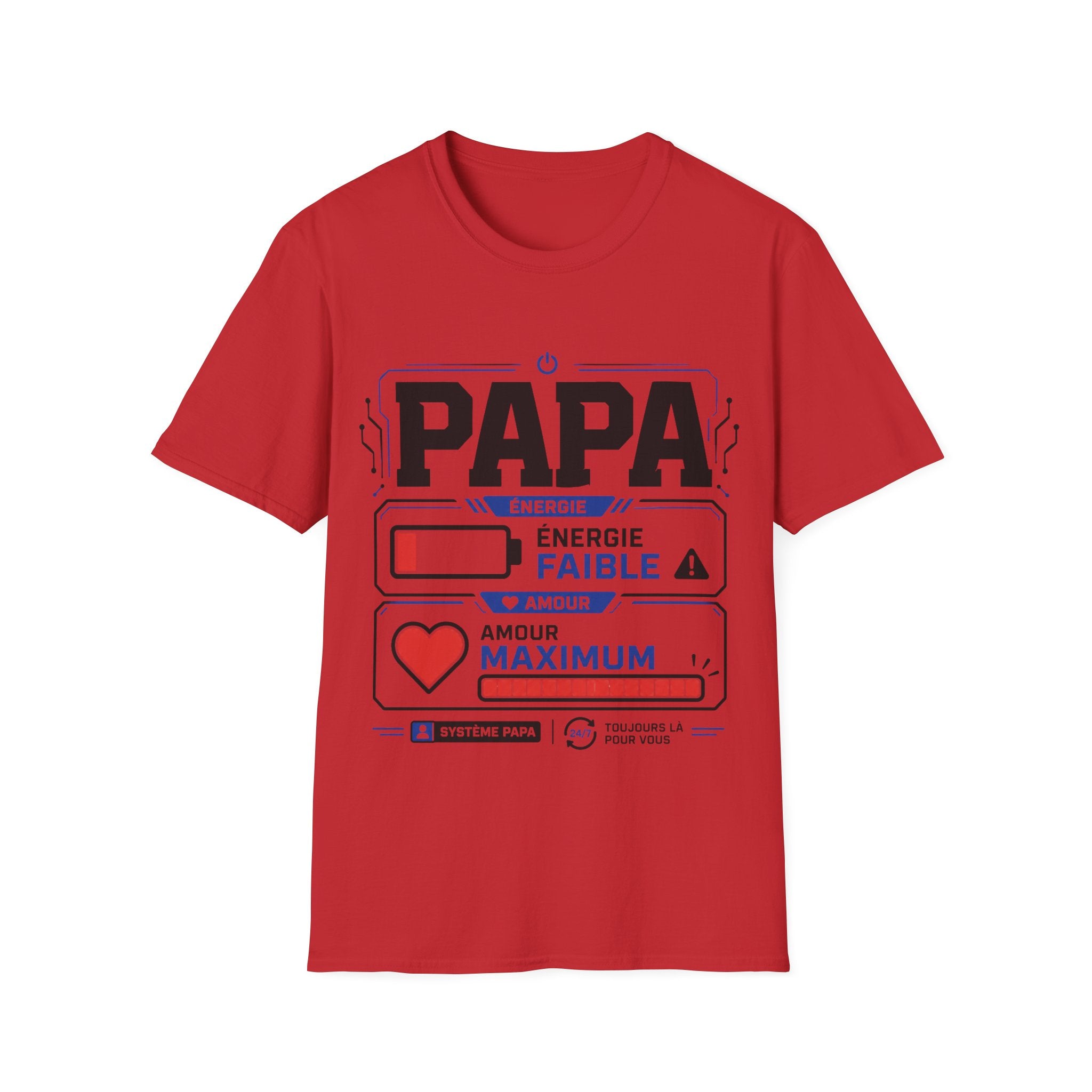 T-Shirt Papa Energie Faible Amour Max