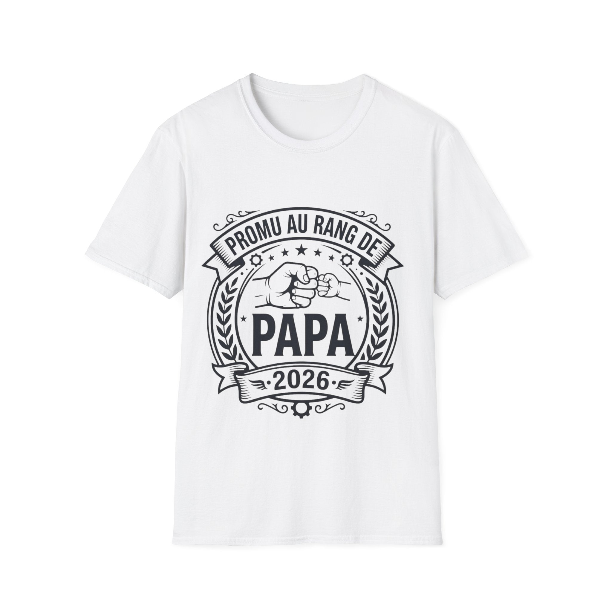 T Shirt Promu Au Rang De Papa