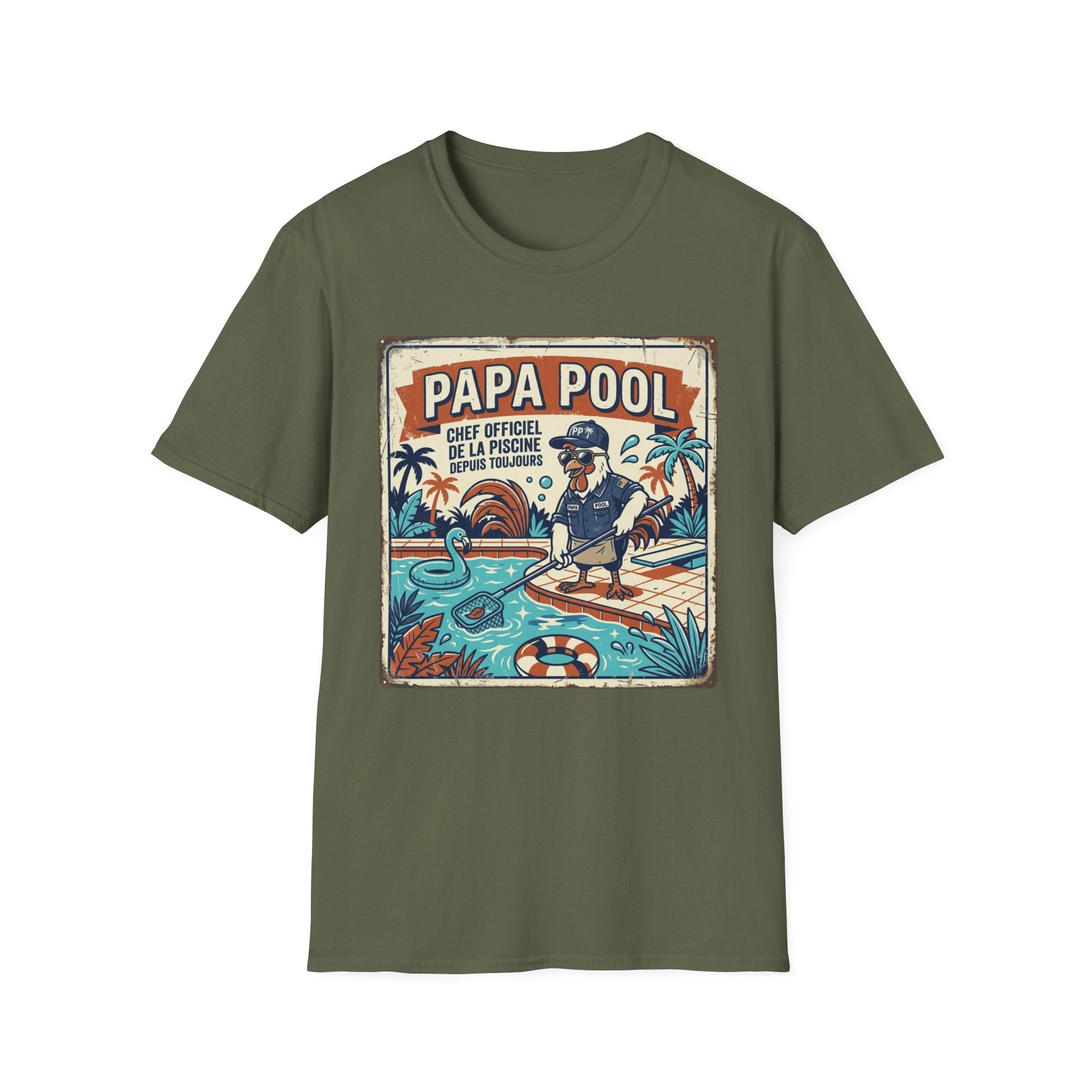 T-Shirt Papa Pool 2