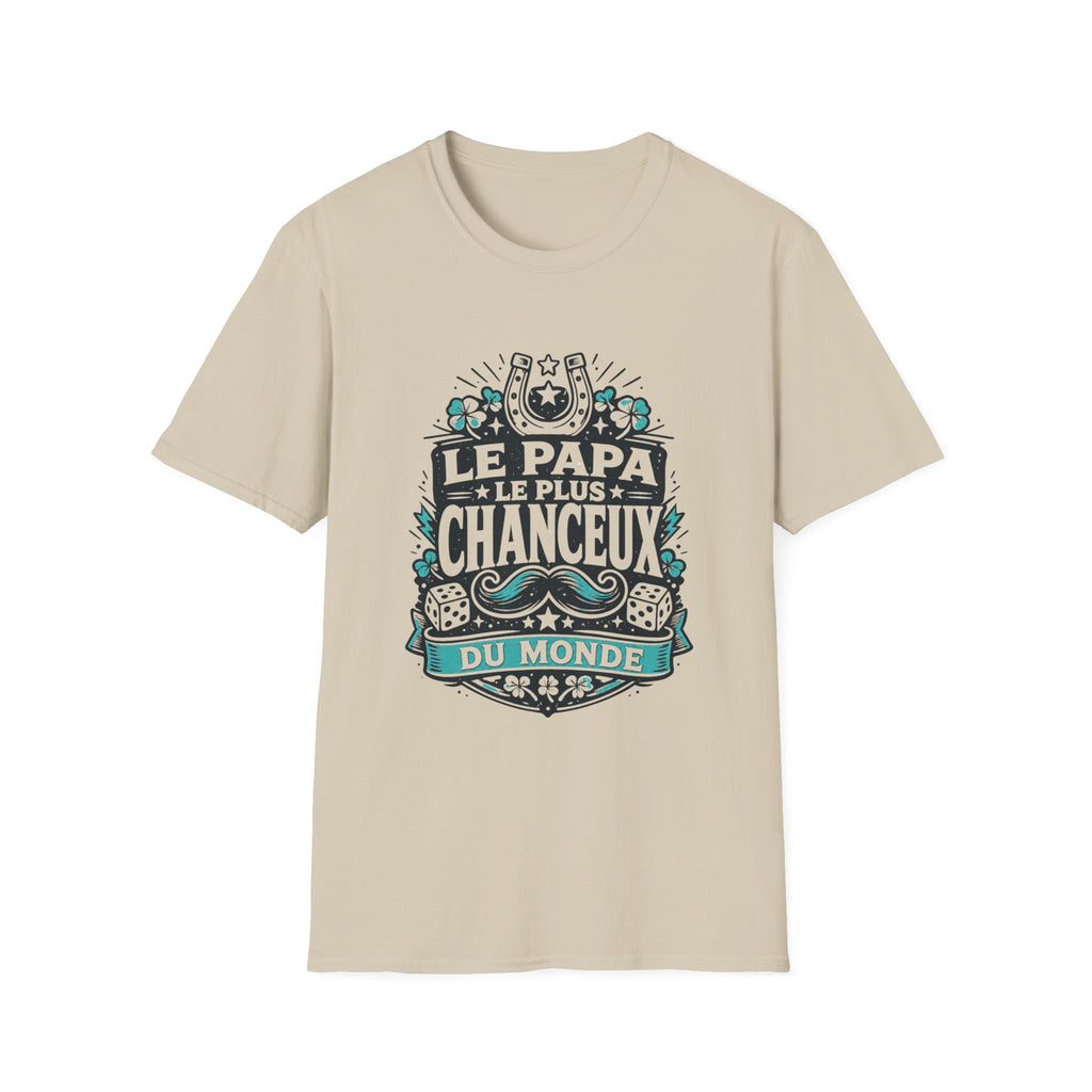 T-Shirt Le Papa Le Plus Chanceux