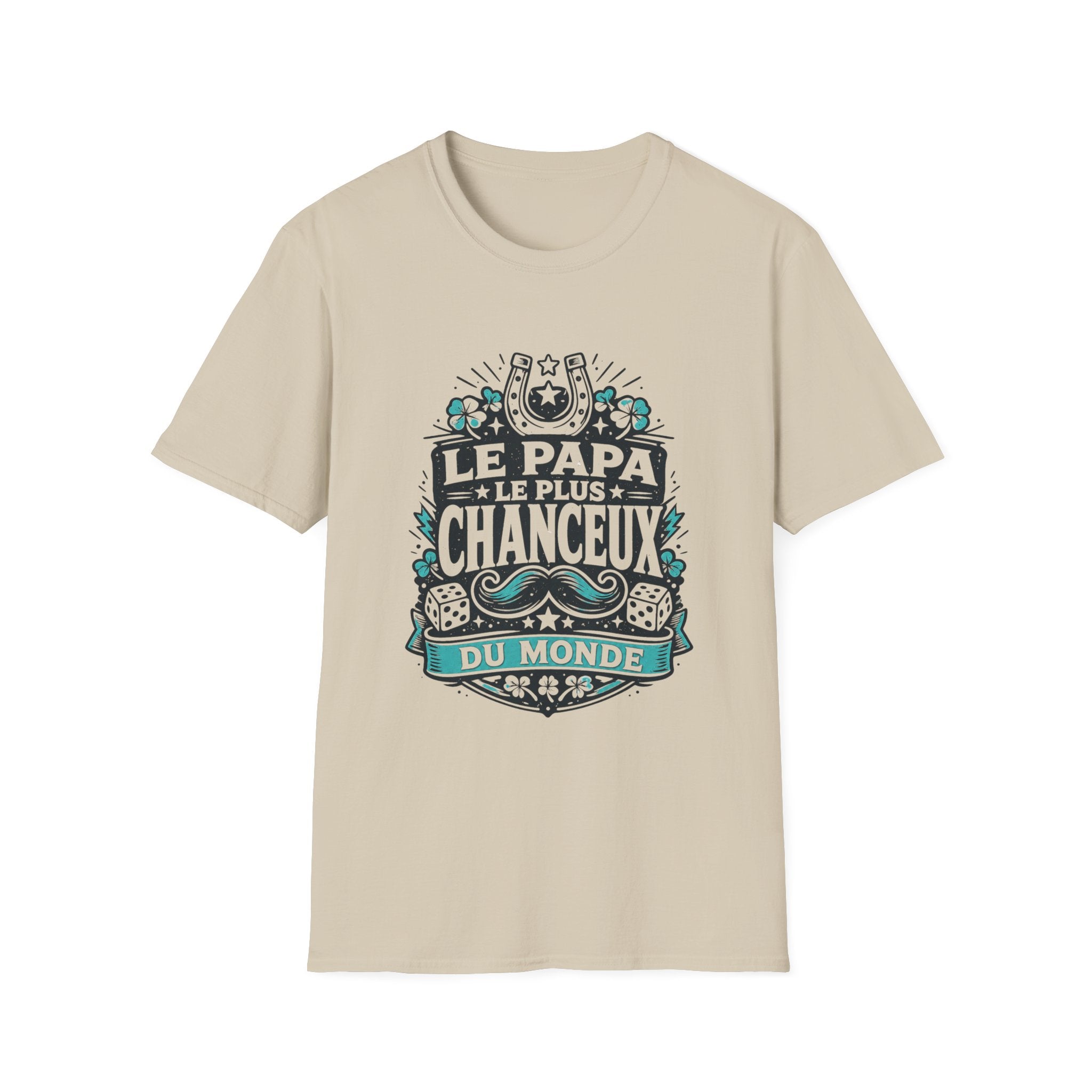 T-Shirt Le Papa Le Plus Chanceux
