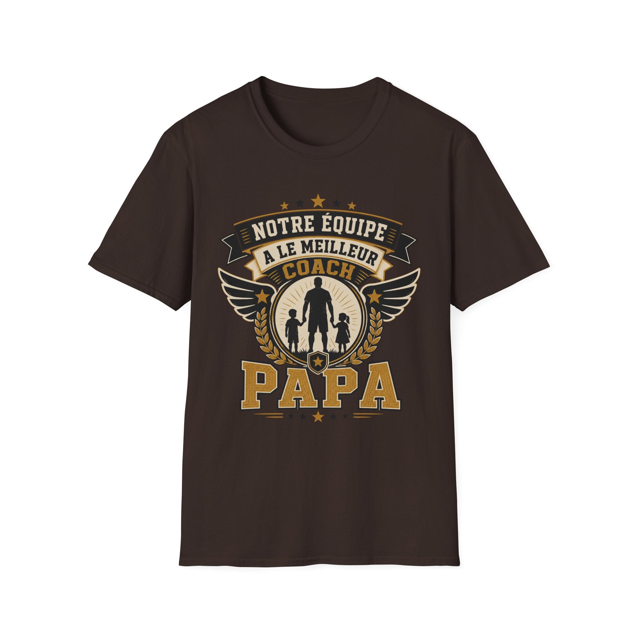 T-Shirt Papa Meilleur Coach