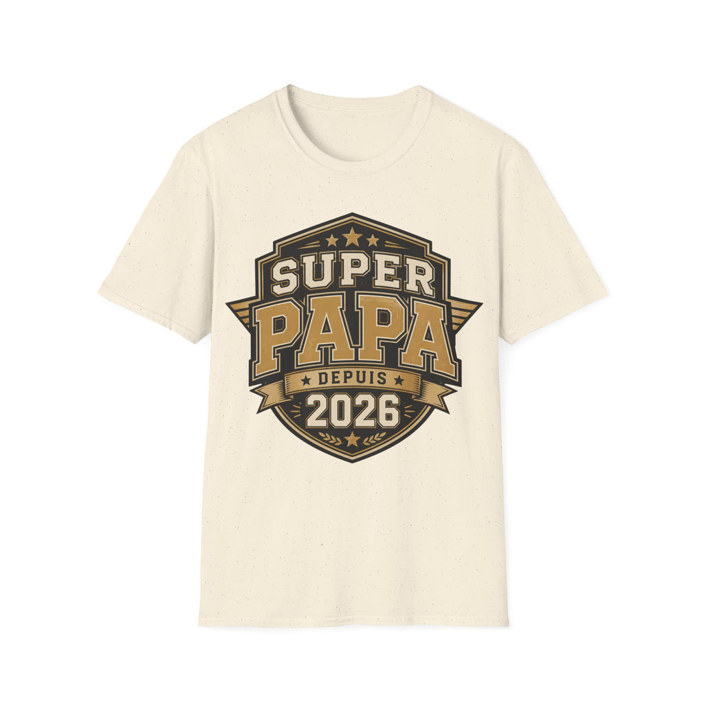 T-Shirt Super Papa Depuis 2026