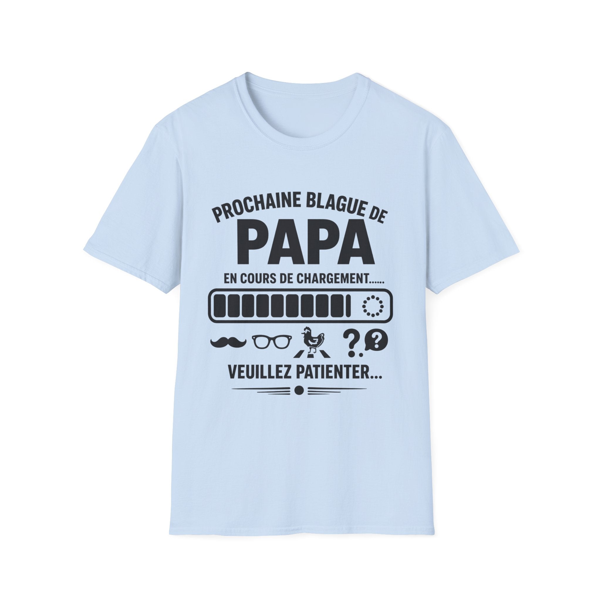 T-Shirt Blague Papa Chargement