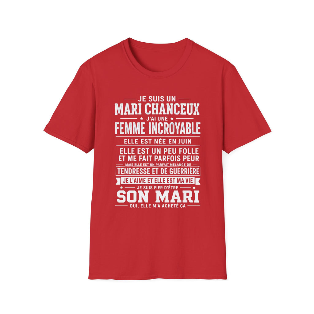T-Shirt Femme Incroyable Née En JUIN